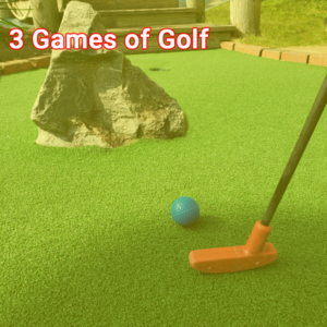 three games of golf